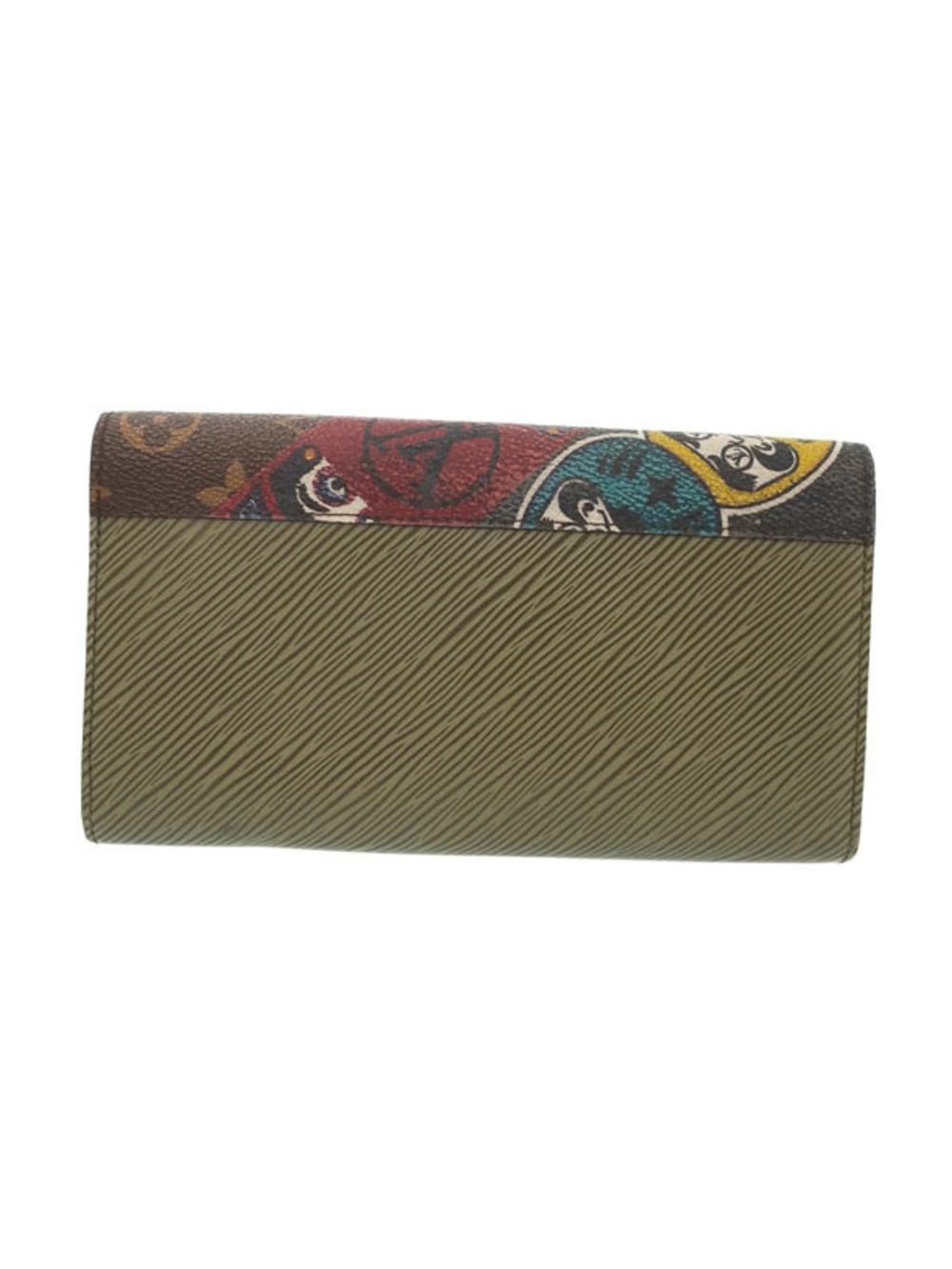 Louis Vuitton Bi Long Portefeuille Twist fold Wallet Monogram Brown